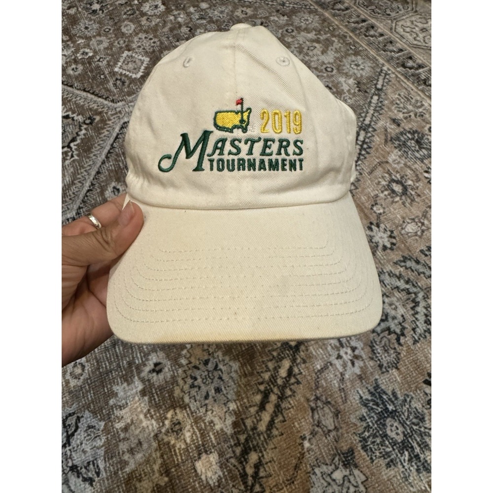 Tiger Woods 2019 Masters Tournament American‎ Needle Golf Hat White